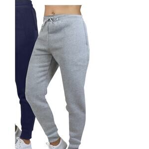 NWOT Blue Ice Loose Fit Heavyweight Classic Fleece Jogger Sweatpants Gray S